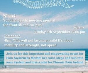 YOUGHAL BEACH WALK FOR CHRONIC PAIN