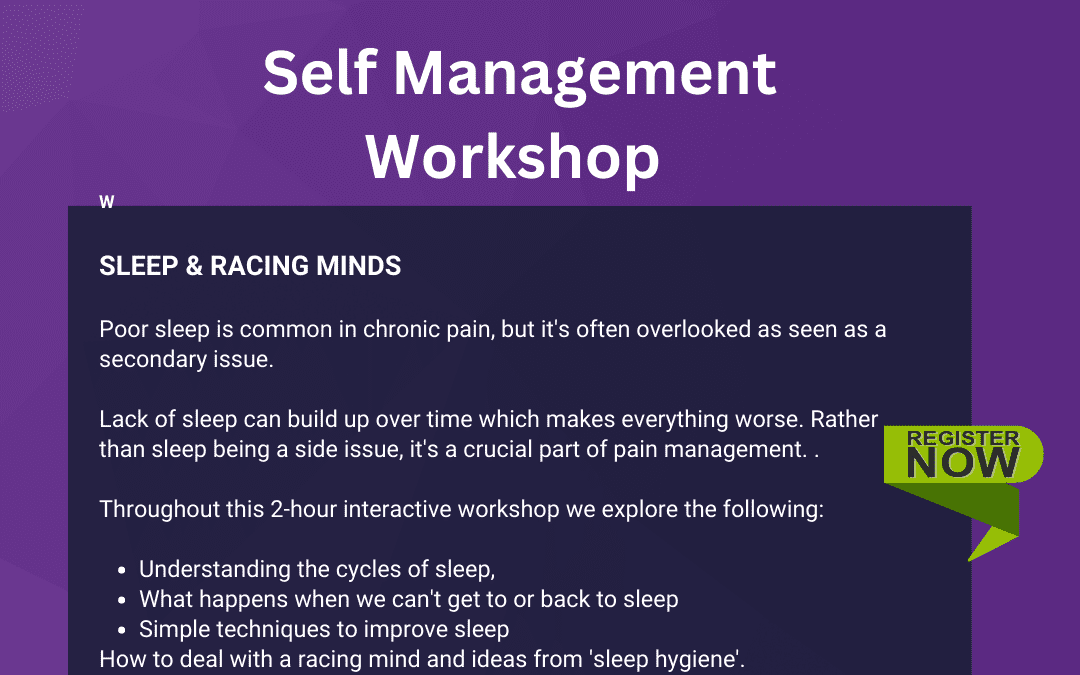 Sleep, racing minds and chronic pain