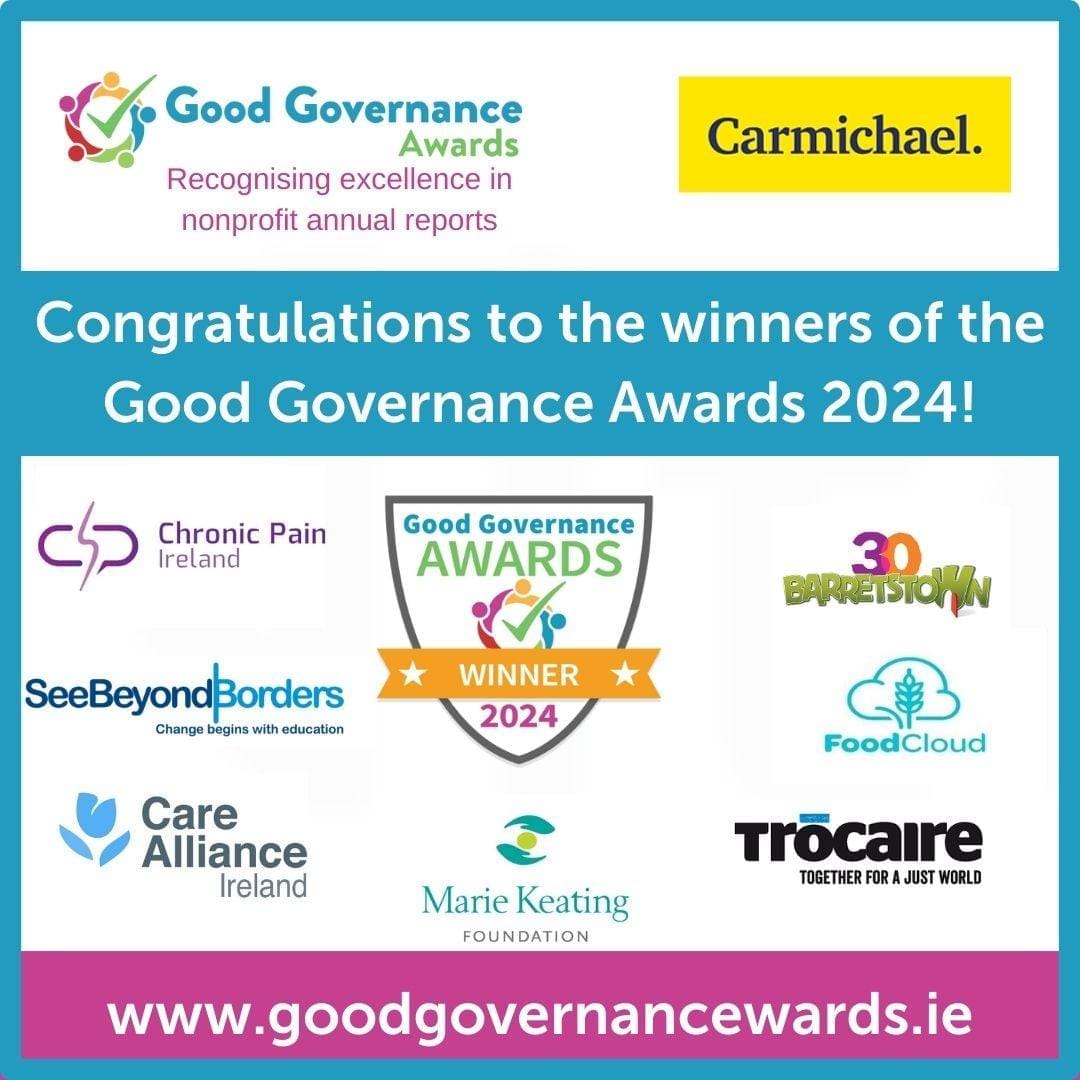 Good Governance 1 Chronic Pain Ireland wins Good Governance Awards