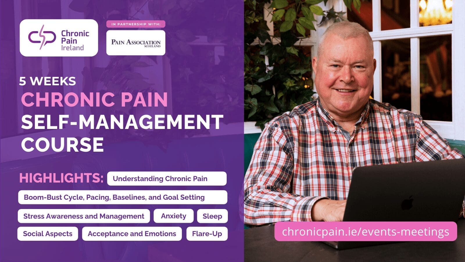 Chronic Pain "5 week" online self management course